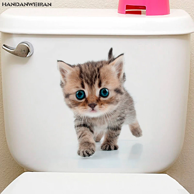 1PCS Cartoon Cat Toilet Sticker Animal Face Wall Stickers For Toilet Cartoon Decorate Decals Lovely Casual Sticker
1PCS Cartoon Cat Toilet Sticker Animal Face Wall Stickers For Toilet Cartoon Decorate Decals Lovely Casual Sticker