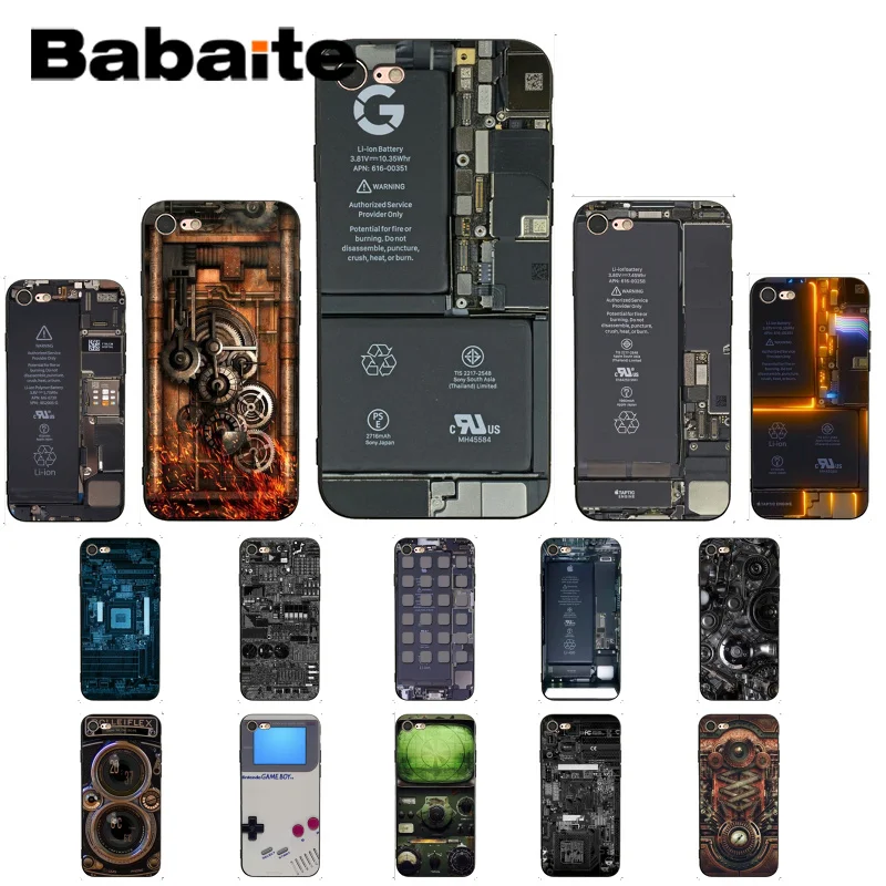 Чехол для телефона Babaite с настенным аккумулятором Ferrari engine steampunk iPhone 5 5Sx 6 7 7plus 8 8plus X