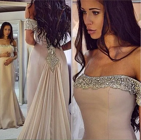 Sparkling Off the shoulder prom dresses 2019 Chiffon Mermaid evening dresses Beads Arabic Custom Made Cheap Party Prom Gowns
Sparkling Off the shoulder prom dresses 2019 Chiffon Mermaid evening dresses Beads Arabic Custom Made Cheap Party Prom Gowns