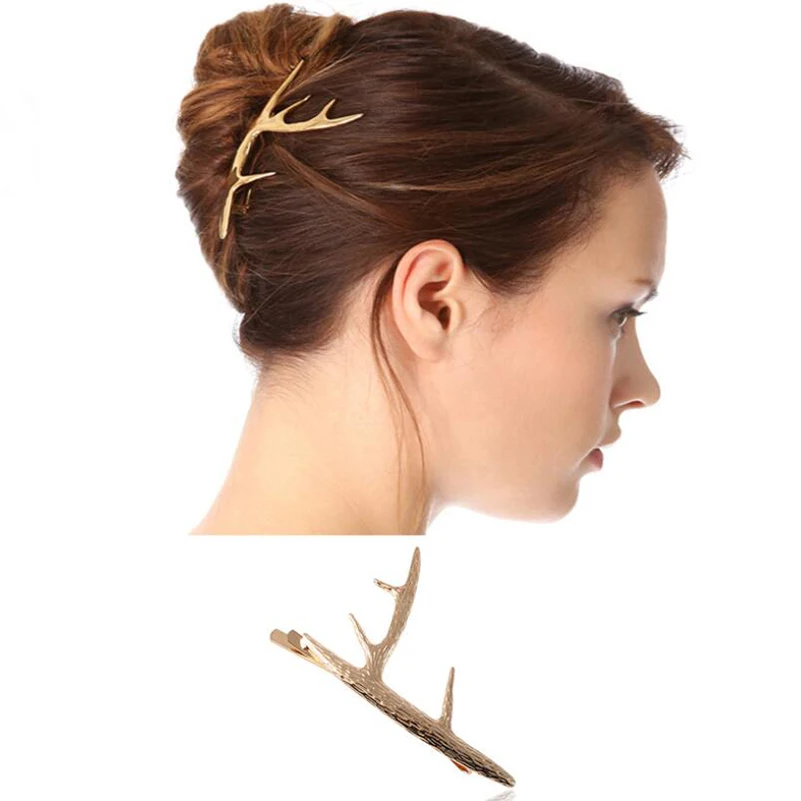 Shuangshuo Bohemian Antlers Branch Women Hairpin Fashion Animal Hair Jewelry Barrettes Girls Hair Clips Beautiful Wedding bijoux
Shuangshuo Bohemian Antlers Branch Women Hairpin Fashion Animal Hair Jewelry Barrettes Girls Hair Clips Beautiful Wedding bijoux