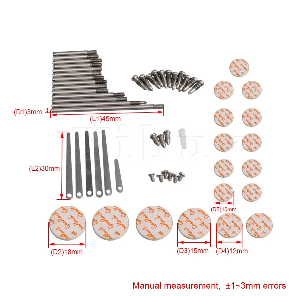 Yibuy DIY Clarinet Repair Tool Kit Maintenance Parts Spindle Pad Spring Leaf Screws Sound Hole Mate Kit Type B
Yibuy DIY Clarinet Repair Tool Kit Maintenance Parts Spindle Pad Spring Leaf Screws Sound Hole Mate Kit Type B