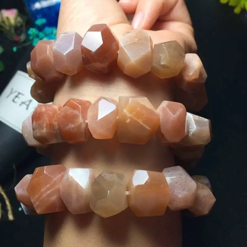 pink sunstone quartz faceted 13*18mm baroque bracelet 7.5inch wholesale beads nature FPPJ gemstone
pink sunstone quartz faceted 13*18mm baroque bracelet 7.5inch wholesale beads nature FPPJ gemstone