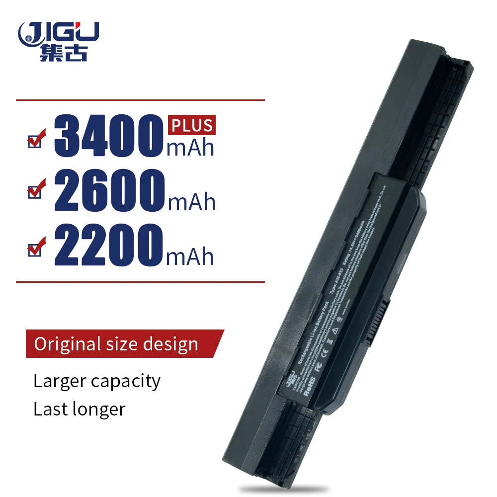JIGU Новый 4 ячейки Аккумулятор для ноутбука ASUS A43 A53 K43 K53 X43 A43B A53B K43B K53B X43B серии A32-K53 A42-K53
JIGU Новый 4 ячейки Аккумулятор для ноутбука ASUS A43 A53 K43 K53 X43 A43B A53B K43B K53B X43B серии A32-K53 A42-K53