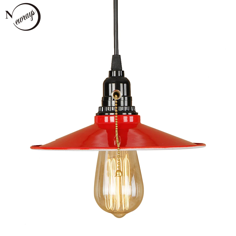 Vintage pendant light LED E27 with 3 colors simple modern hanging lamp with switch for living room bedroom hotel study office
Vintage pendant light LED E27 with 3 colors simple modern hanging lamp with switch for living room bedroom hotel study office
