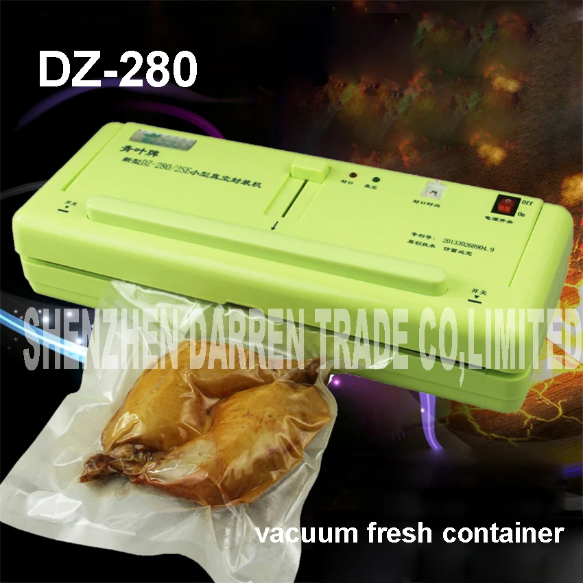DZ-280/2SE household Food Vacuum Sealer packing Film Sealant Vacuum packers Giving Wet and dry dual-use with Vacuum Bags
DZ-280/2SE household Food Vacuum Sealer packing Film Sealant Vacuum packers Giving Wet and dry dual-use with Vacuum Bags