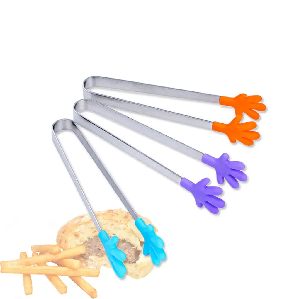1 pcs Creative Hand Shape Mini Food Clip Stainless Steel Kitchen Cooking Salad Serving BBQ Tongs Food Grade Silicone Tong Tools
1 pcs Creative Hand Shape Mini Food Clip Stainless Steel Kitchen Cooking Salad Serving BBQ Tongs Food Grade Silicone Tong Tools
