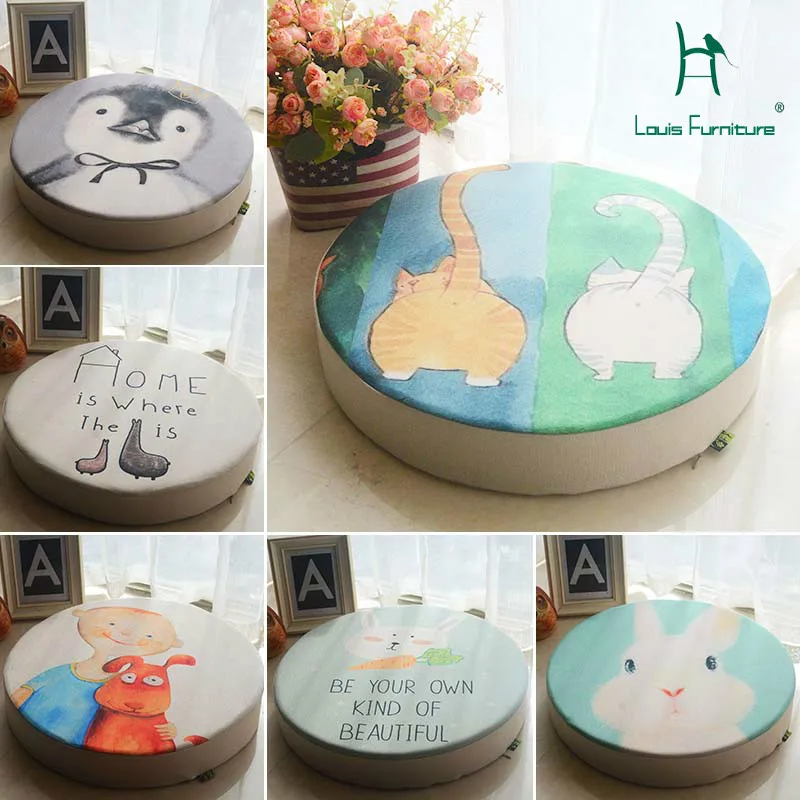Louis Fashion Cushions Fabrics Japanese Style Detachable and Thickened Circular Tatami Garden North European Home Windows
Louis Fashion Cushions Fabrics Japanese Style Detachable and Thickened Circular Tatami Garden North European Home Windows