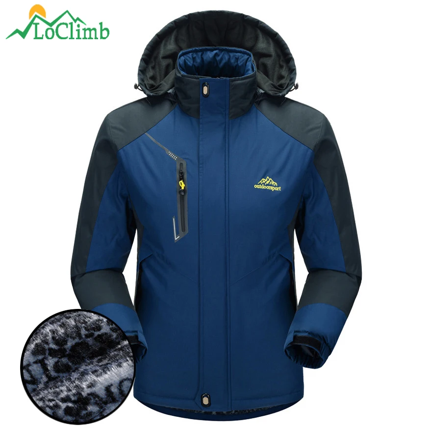 LoClimb Faux Fur Waterproof Jacket Men Winter Warm Sports Coat Men's Windbreaker Trekking Mountain Climbing Fleece Jackets,AM167
LoClimb Faux Fur Waterproof Jacket Men Winter Warm Sports Coat Men's Windbreaker Trekking Mountain Climbing Fleece Jackets,AM167