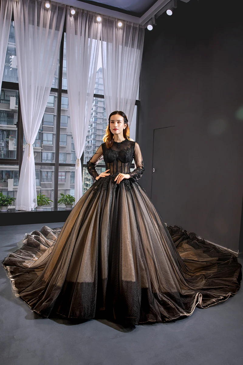 Luxury Crystals Ball Gown Prom Gowns 2018 Illusion O Neck Champagne Tulle Sweet 16 Arabic Dubai Women Party Dress Evening Wear
Luxury Crystals Ball Gown Prom Gowns 2018 Illusion O Neck Champagne Tulle Sweet 16 Arabic Dubai Women Party Dress Evening Wear