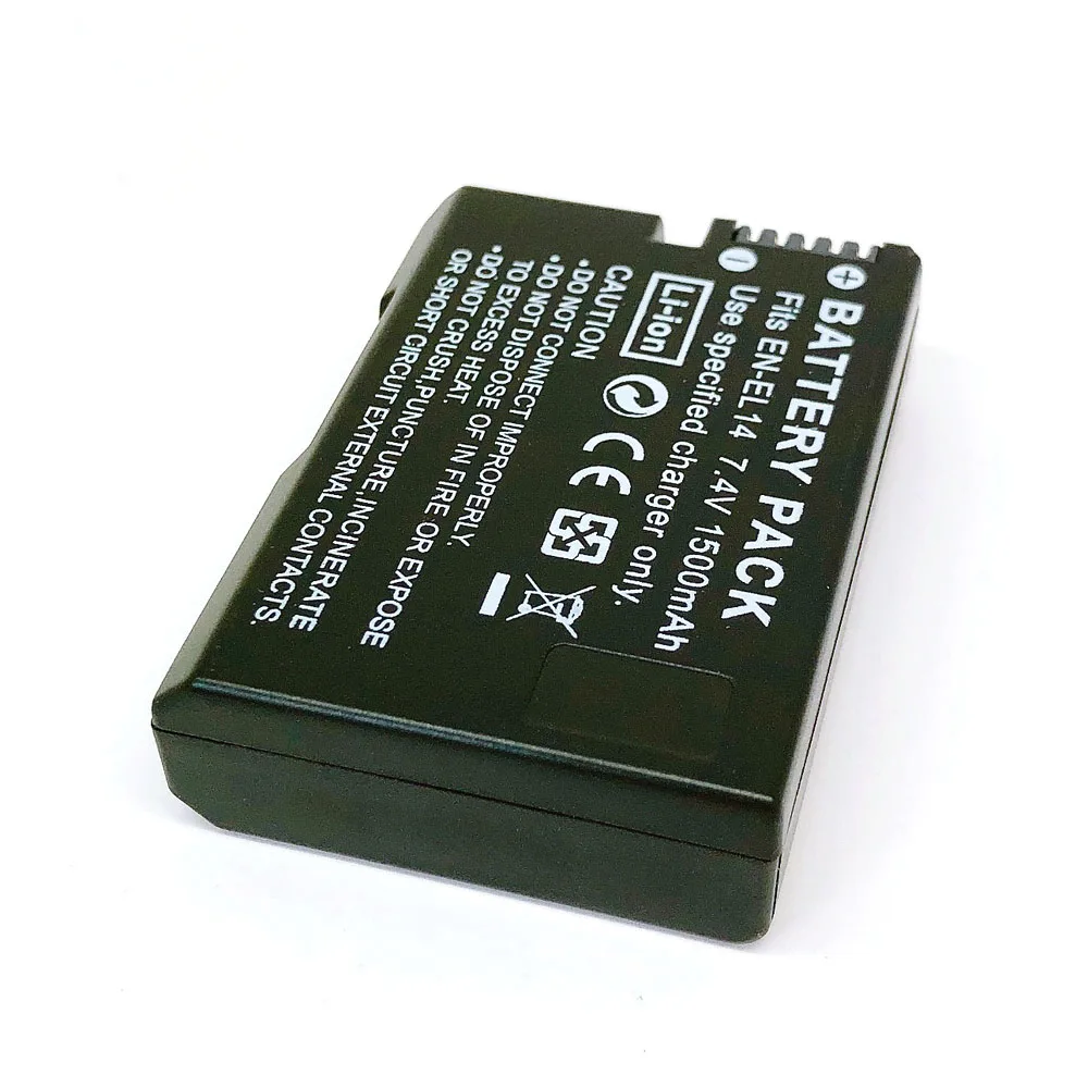 EN-EL14 ENEL14 RU EL14 Батарея пакет для Nikon D3100 D3200 D3300 D3400 D5100 D5200 D5300 DF D5500 D5600 P7000 P7100 P7700 P7800 |