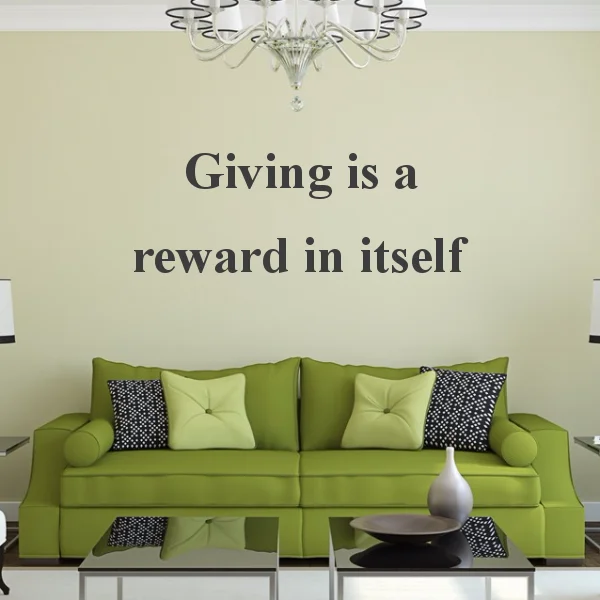 Giving Is A Reward In Itself Famous Words Stickers Bedroom Wallpaper Wall Decal Kids Baby Rooms Decor Vinyl Wall
Giving Is A Reward In Itself Famous Words Stickers Bedroom Wallpaper Wall Decal Kids Baby Rooms Decor Vinyl Wall
