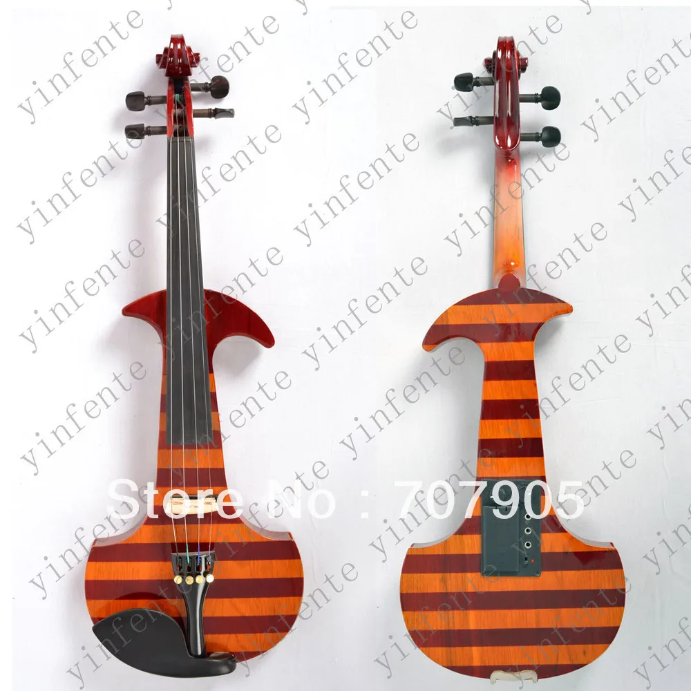 New 4/4 Electric violin silent wonderful tone Any color Black yellow red Ect ..
New 4/4 Electric violin silent wonderful tone Any color Black yellow red Ect ..