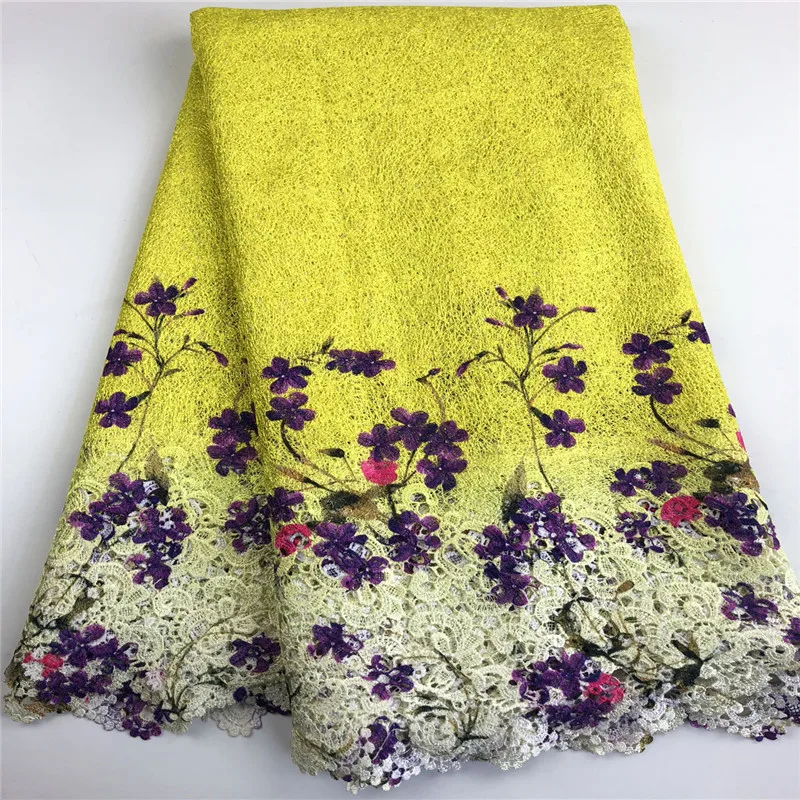 2019 New Design African Lace Fabrics High Quality Guipure Cord Lace Fabric For Party Dress.Nigerian Lace Fabric 5Yards CHYG1 (18
2019 New Design African Lace Fabrics High Quality Guipure Cord Lace Fabric For Party Dress.Nigerian Lace Fabric 5Yards CHYG1 (18