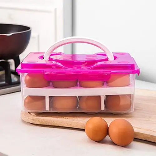 1PC 24 Grids Convenient Egg Food Storage Box Kitchen Refrigerator Anti-Collision Tray Container Accessories Supplies Cases
1PC 24 Grids Convenient Egg Food Storage Box Kitchen Refrigerator Anti-Collision Tray Container Accessories Supplies Cases