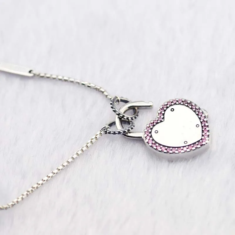 Lock Your Promise Chain Necklace Sterling Silver Jewelry Suitable for Any Neckline Women New DIY Wholesale Pendant Necklace
Lock Your Promise Chain Necklace Sterling Silver Jewelry Suitable for Any Neckline Women New DIY Wholesale Pendant Necklace