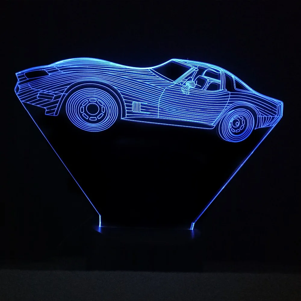 Крутой гоночный автомобиль с функцией смены 7 цветов 3D лампа с дистанционным сенсорным выключателем USB светодиодный 3D ночсветильник креати...
Крутой гоночный автомобиль с функцией смены 7 цветов 3D лампа с дистанционным сенсорным выключателем USB светодиодный 3D ночсветильник креати...