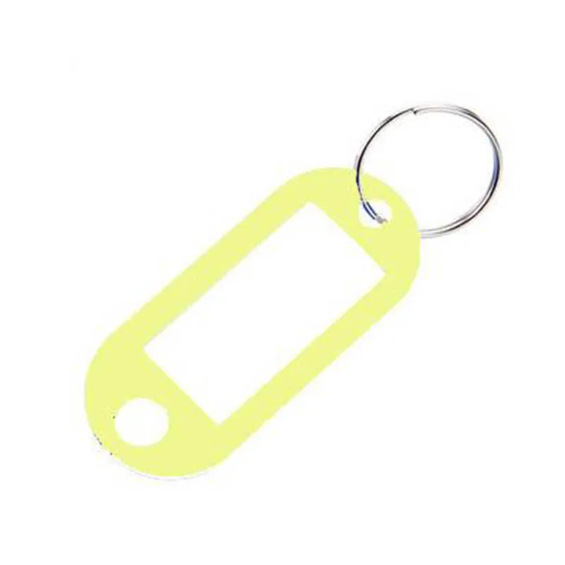 10 PCS Plastic Keychain Key Tags ID Label Name Tags With Split Ring For Baggage Key Chains Key Rings
10 PCS Plastic Keychain Key Tags ID Label Name Tags With Split Ring For Baggage Key Chains Key Rings