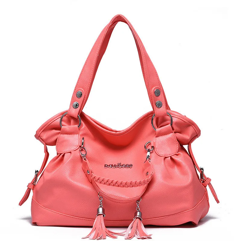 women bag inclined shoulder ladies hand bags women PU leather handbag woman Brands tassel messenger Handbags pink Korean style
women bag inclined shoulder ladies hand bags women PU leather handbag woman Brands tassel messenger Handbags pink Korean style