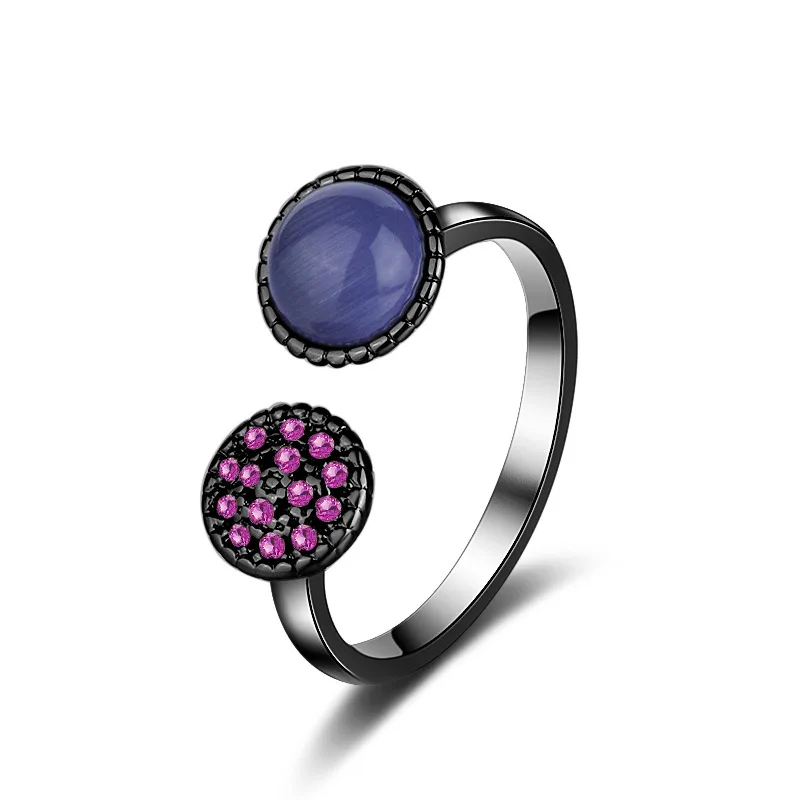 100% 925 sterling silver black gold opal stone women Christmas gift ladies`finger rings jewelry no fade open ring drop shipping
100% 925 sterling silver black gold opal stone women Christmas gift ladies`finger rings jewelry no fade open ring drop shipping