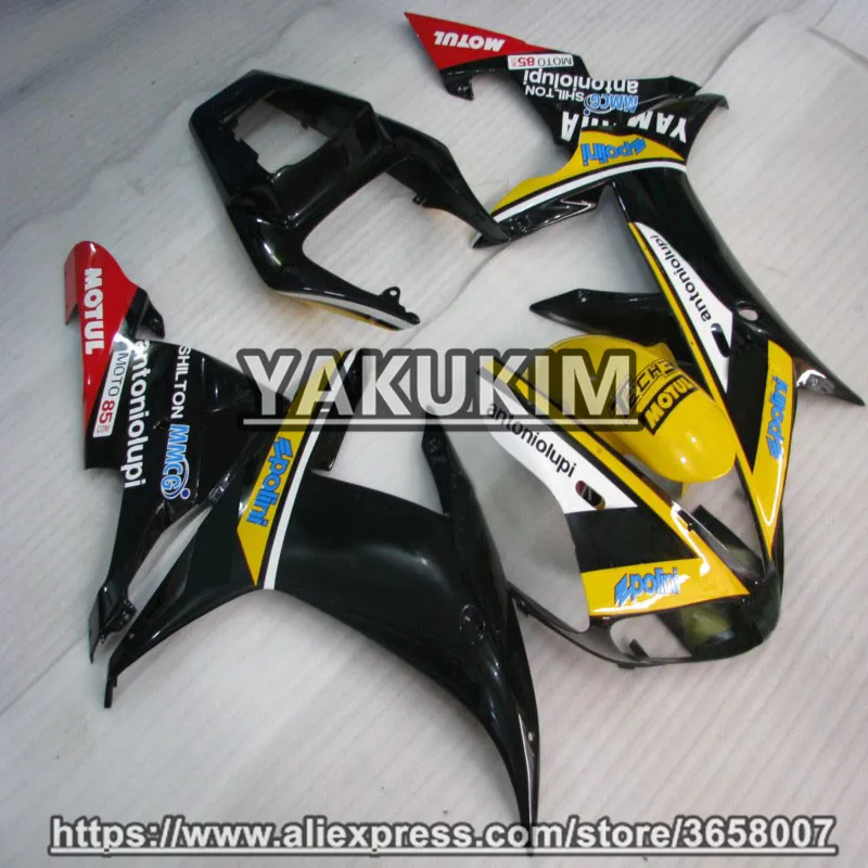 Фото Комплекты обтекателей YAKUKIM ABS для YAMAHA YZF R1 02 03 2002 2003 YZFR1 YZF1000 обтекатели(Aliexpress на русском)