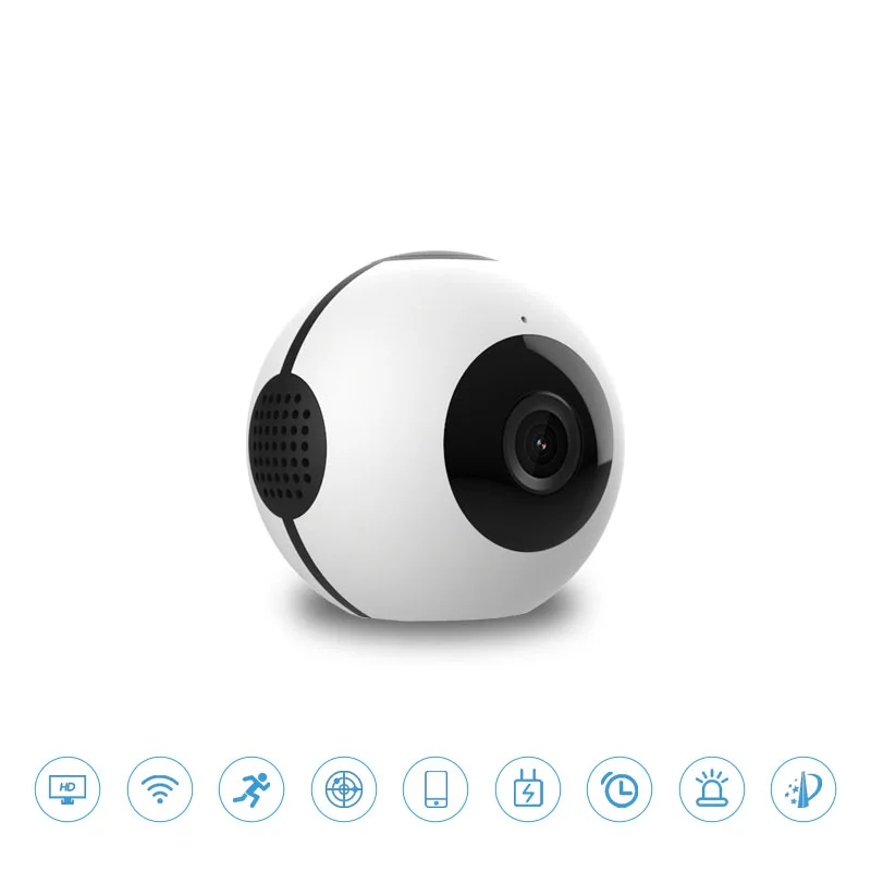 Новая широкоугольная веб камера HD со встроенным аккумулятором поддержка Wi Fi TF