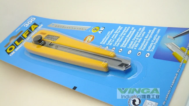 MADE IN JAPAN OLFA 300 Standard-Duty 9mm Wheel-Lock Utility Knife Cutter Genuine japan
MADE IN JAPAN OLFA 300 Standard-Duty 9mm Wheel-Lock Utility Knife Cutter Genuine japan