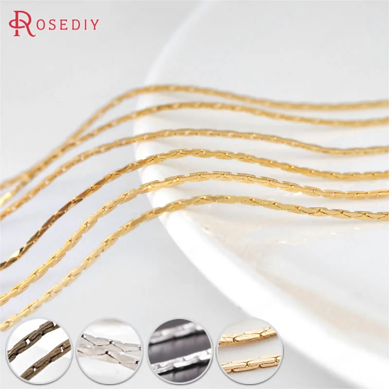 (12857)5 Meters 0.5MM 0.8MM Copper Square Link Chains Gold Color or Silver Color Chains for Necklace making Jewelry Accessories
(12857)5 Meters 0.5MM 0.8MM Copper Square Link Chains Gold Color or Silver Color Chains for Necklace making Jewelry Accessories