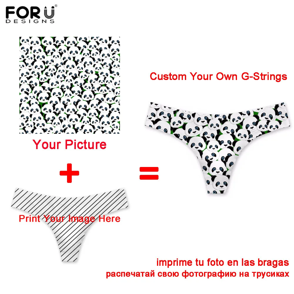 FORUDESIGNS Custom Own Image/Logo/Photo Print Women Sexy G String Fashion Ladies Invisible Thongs Panties Traceless Underwear
FORUDESIGNS Custom Own Image/Logo/Photo Print Women Sexy G String Fashion Ladies Invisible Thongs Panties Traceless Underwear
