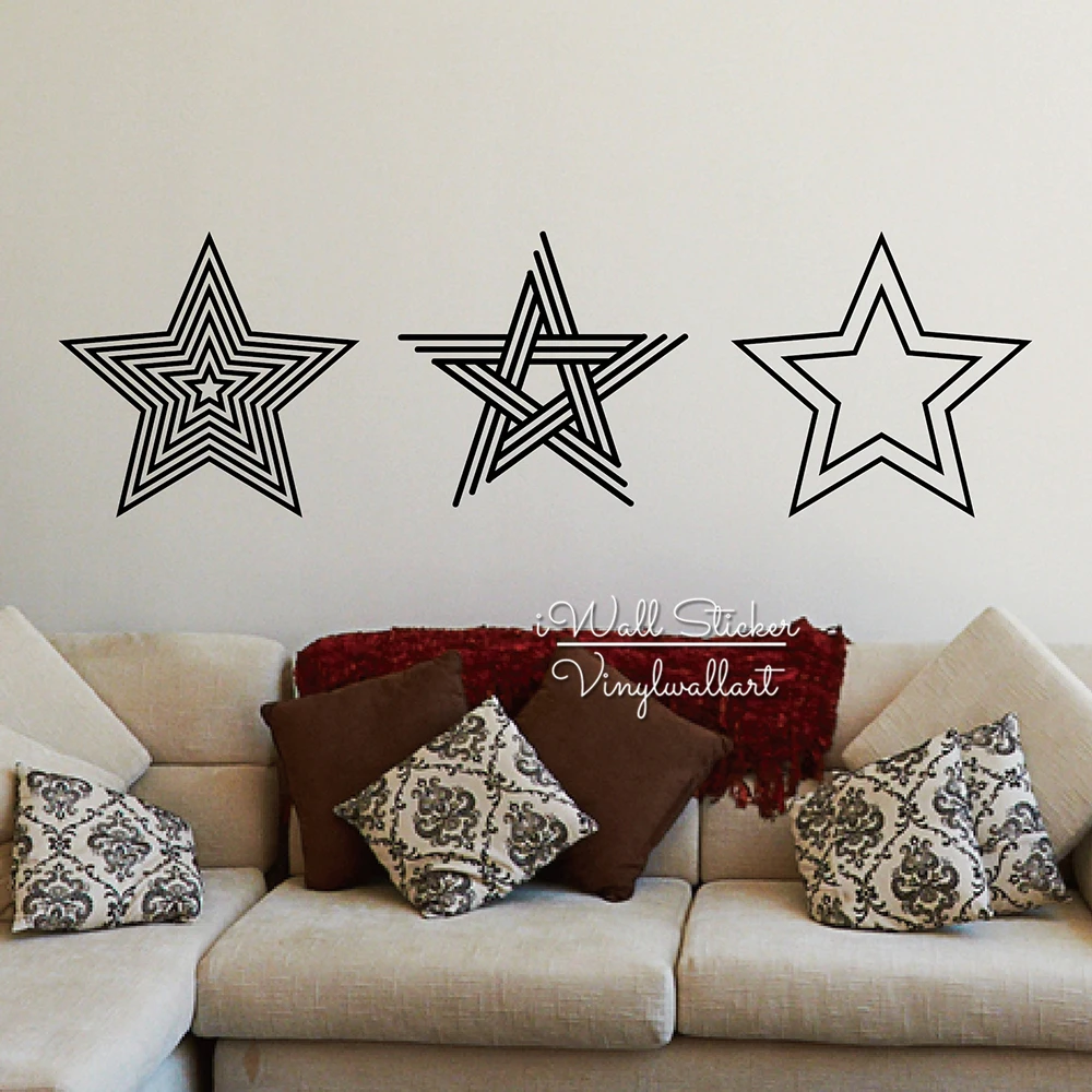 Modern Stars Wall Sticker 3 Stars Wall Decal DIY Wall Decors Living Room Decors Easy Wall Art Cut Vinyl Stickers M39
Modern Stars Wall Sticker 3 Stars Wall Decal DIY Wall Decors Living Room Decors Easy Wall Art Cut Vinyl Stickers M39