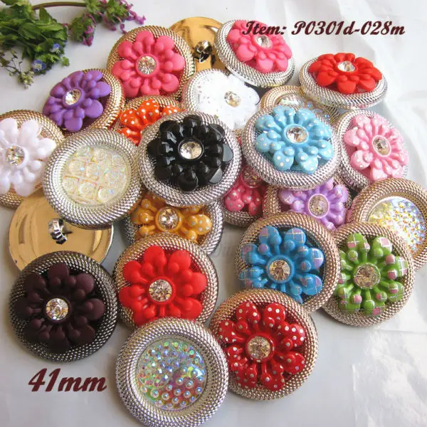 Craft supplies 48pcs 41mm Mixed color Big flower buttons used for sewing shoes buttons or craft decorative accessories wholesale
Craft supplies 48pcs 41mm Mixed color Big flower buttons used for sewing shoes buttons or craft decorative accessories wholesale