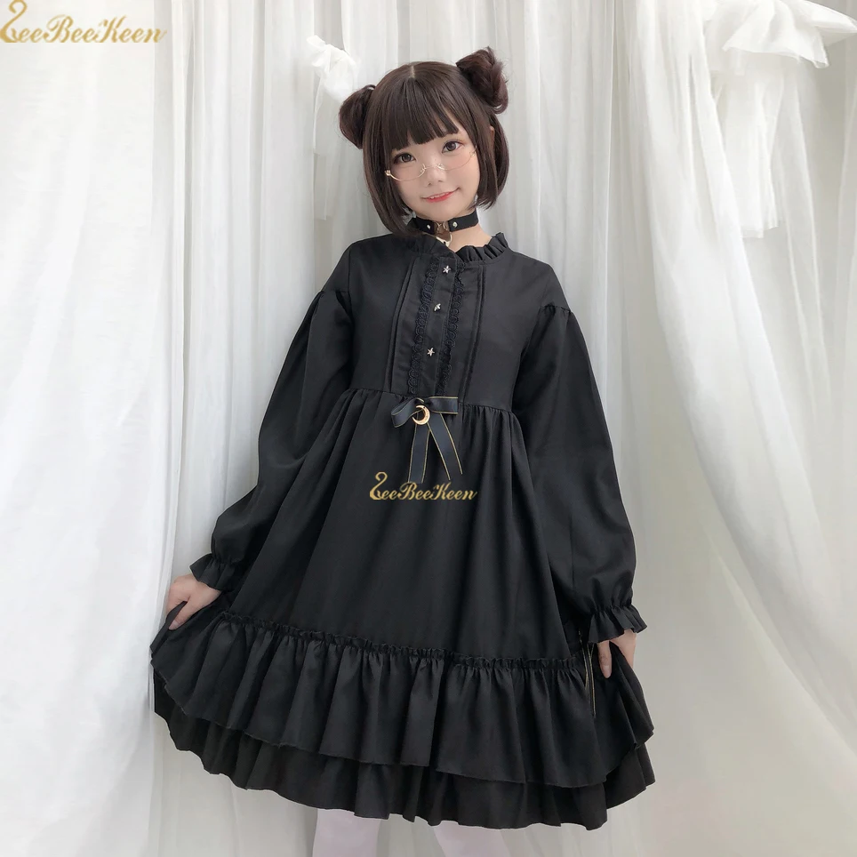 Cute Girls Cosplay Dress Christmas Halloween Costume Anime Cosplay Adult Black Lolita Dress Women Lolita Party Princess Dress
Cute Girls Cosplay Dress Christmas Halloween Costume Anime Cosplay Adult Black Lolita Dress Women Lolita Party Princess Dress
