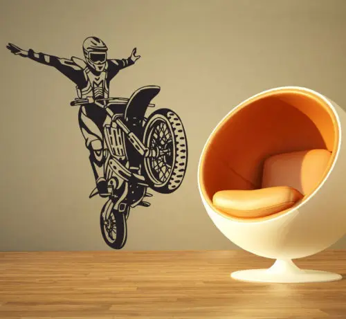Free shiping diy vinyl wall sticker Bike Motorcycle Motocross Sport Wall Sticker Home Decor Vinyl Wall Decals Art Room Decor
Free shiping diy vinyl wall sticker Bike Motorcycle Motocross Sport Wall Sticker Home Decor Vinyl Wall Decals Art Room Decor