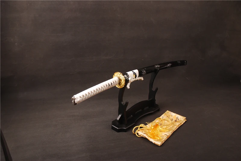 SHI JIAN Sharp Samurai Katana Japanese Sword Full Tang High Carbon Steel Blade Cut Bamboo Espada Samurai Cosplay Kinfe Home Deco
SHI JIAN Sharp Samurai Katana Japanese Sword Full Tang High Carbon Steel Blade Cut Bamboo Espada Samurai Cosplay Kinfe Home Deco