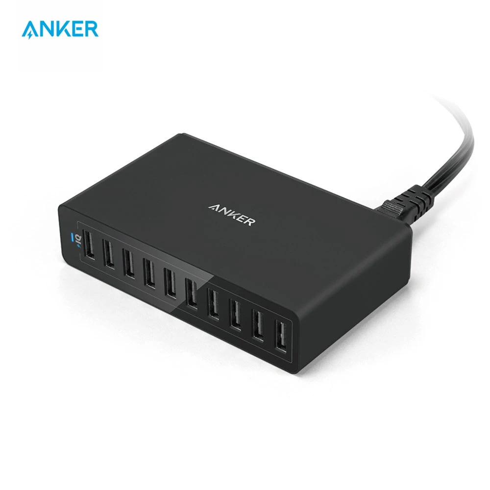 Anker phone charger 60W 10-Port USB Wall Charger PowerPort10 for iPhone fast charger for xiaomi huawei phone accessories
Anker phone charger 60W 10-Port USB Wall Charger PowerPort10 for iPhone fast charger for xiaomi huawei phone accessories