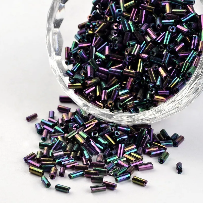 1200pcs/50g Tube Iris Round Hole Glass Bugle Beads Multi-color Plated for Necklace Bracelets Loose Beads DIY Jewelry Making
1200pcs/50g Tube Iris Round Hole Glass Bugle Beads Multi-color Plated for Necklace Bracelets Loose Beads DIY Jewelry Making