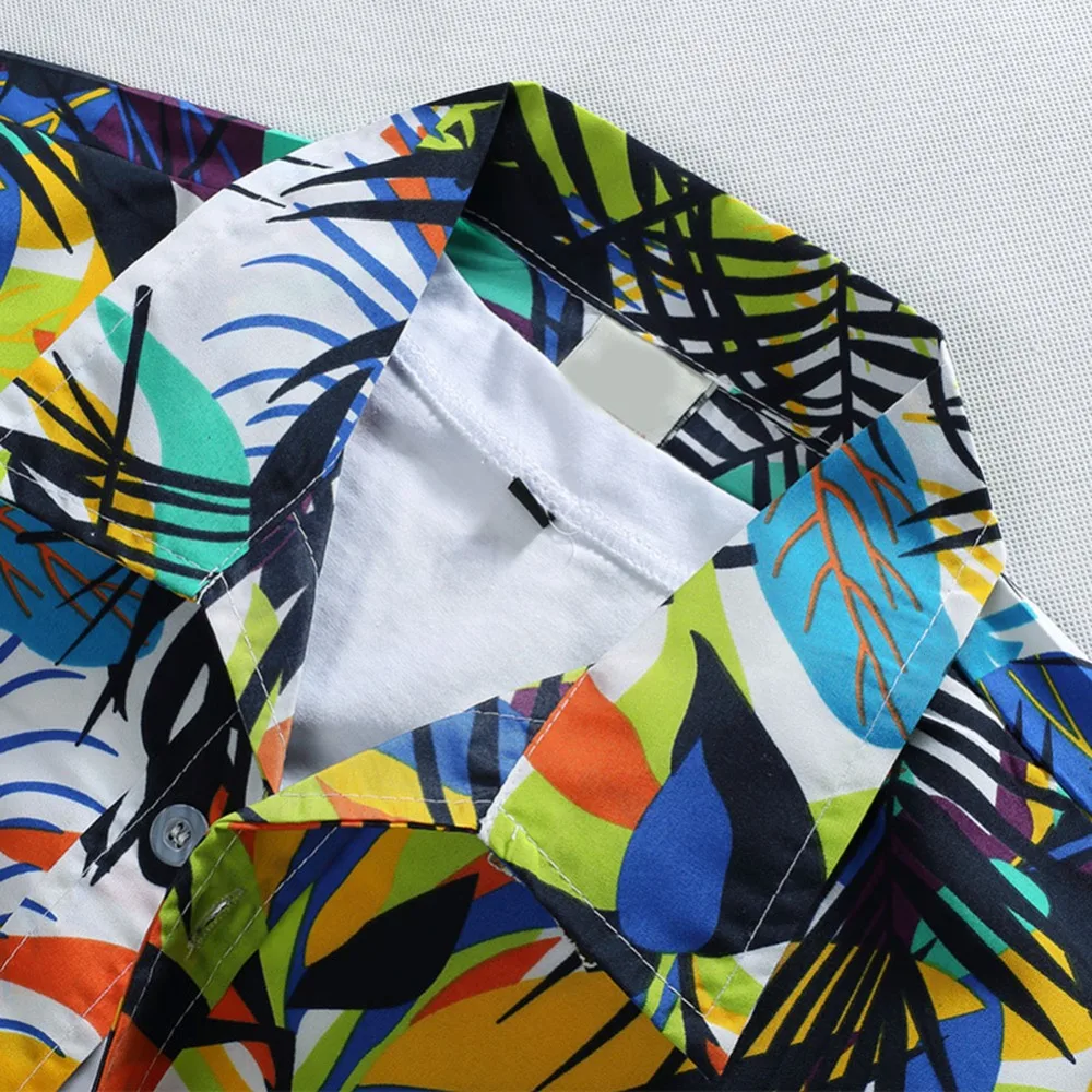 2019 Fashion Regular Fit Mens Cotton Short Sleeve Hawaiian Shirt Summer Casual Floral Shirts Men Plus Size M-3XL Vacation Tops
2019 Fashion Regular Fit Mens Cotton Short Sleeve Hawaiian Shirt Summer Casual Floral Shirts Men Plus Size M-3XL Vacation Tops