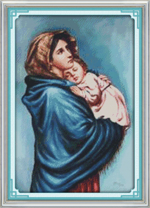 

The Virgin Mary (3) cross stitch kit people 18ct 14ct 11ct count print canvas stitches embroidery DIY handmade needlework