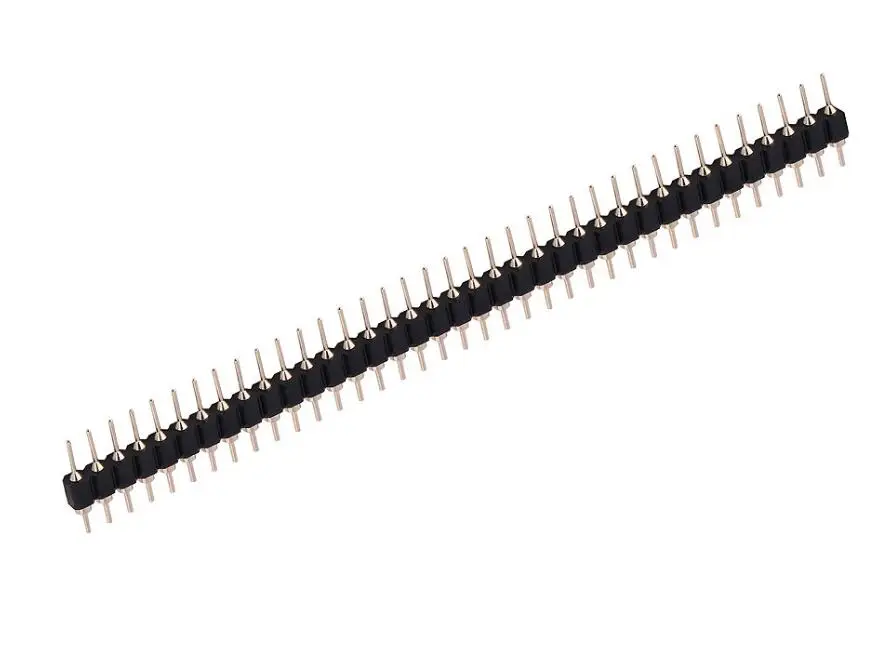 5PCS 40 Pin Connector Header Round Needle 1x40Pin Golden Pin Single Row Male 2.54mm Breakable Pin Connector Strip
5PCS 40 Pin Connector Header Round Needle 1x40Pin Golden Pin Single Row Male 2.54mm Breakable Pin Connector Strip