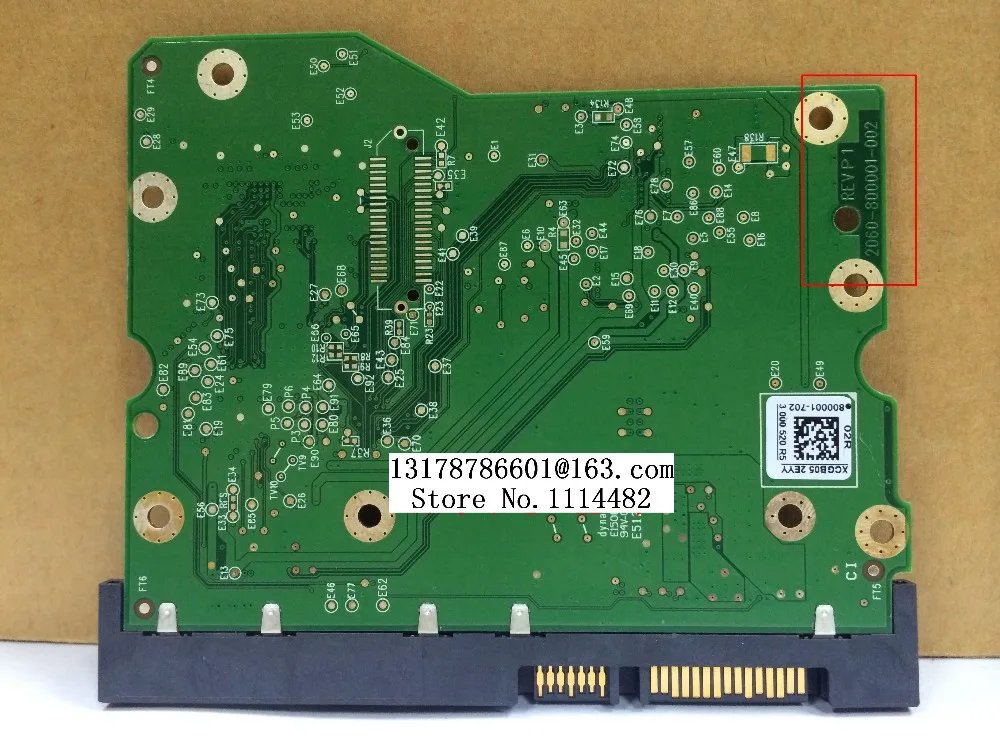 Бесплатная доставка 100% оригинал WD60EZRX HDD PCB 2060 800001 002 REV P1/800001 902 202 004 000|Детали