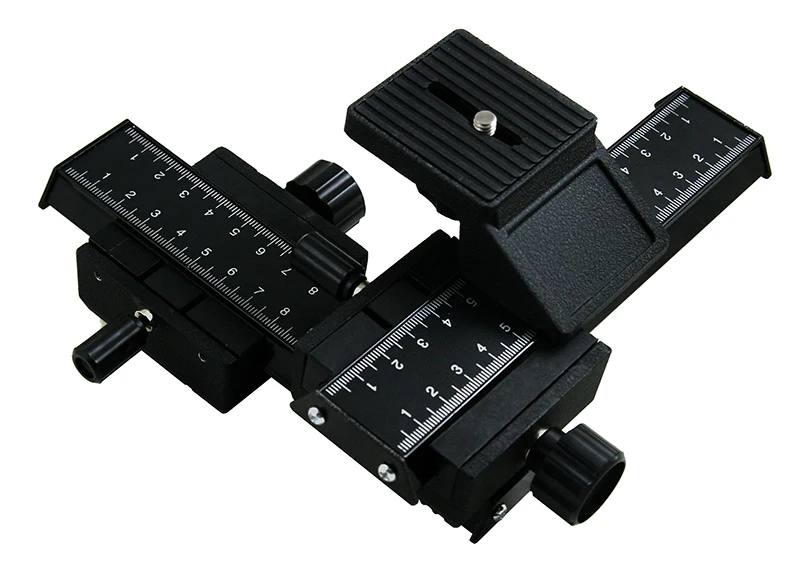 PRO 4-Way Macro Focusing Rail Slider For Caon Nikon Sony D-SLR Close-up Shooting
PRO 4-Way Macro Focusing Rail Slider For Caon Nikon Sony D-SLR Close-up Shooting