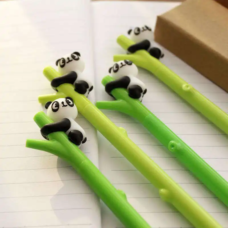 24 pcs Cute panda Green bamboo gel pen 0.5mm ballpoint Black color ink pens for writing Stationery Office School supplies A6796
24 pcs Cute panda Green bamboo gel pen 0.5mm ballpoint Black color ink pens for writing Stationery Office School supplies A6796