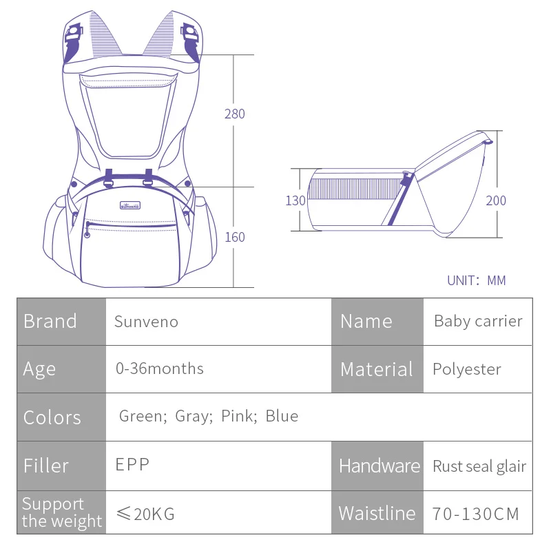 Sunveno New Baby Carriers Ergonomic Baby Carrier Coat Backpack Carrier Stool Hipseat For Newborn Kangaroo Baby Sling 20kg Heaps
Sunveno New Baby Carriers Ergonomic Baby Carrier Coat Backpack Carrier Stool Hipseat For Newborn Kangaroo Baby Sling 20kg Heaps