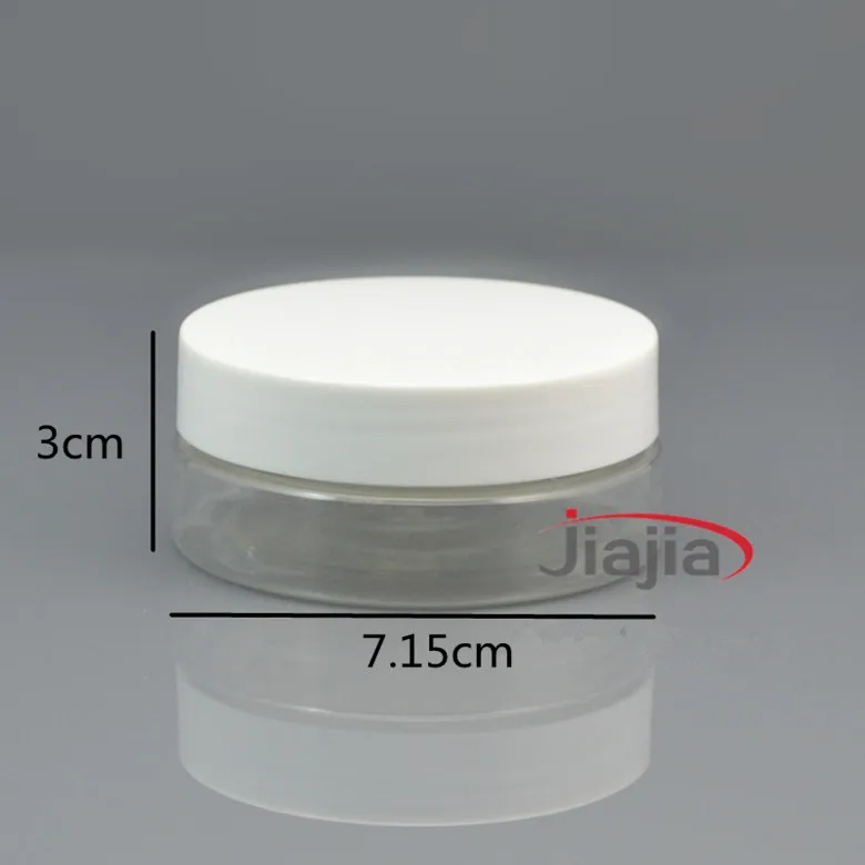 50pcs 50g transparent bottles PET products wide bottle Cosmetic packaging bottle Empty cans of cosmetics
50pcs 50g transparent bottles PET products wide bottle Cosmetic packaging bottle Empty cans of cosmetics