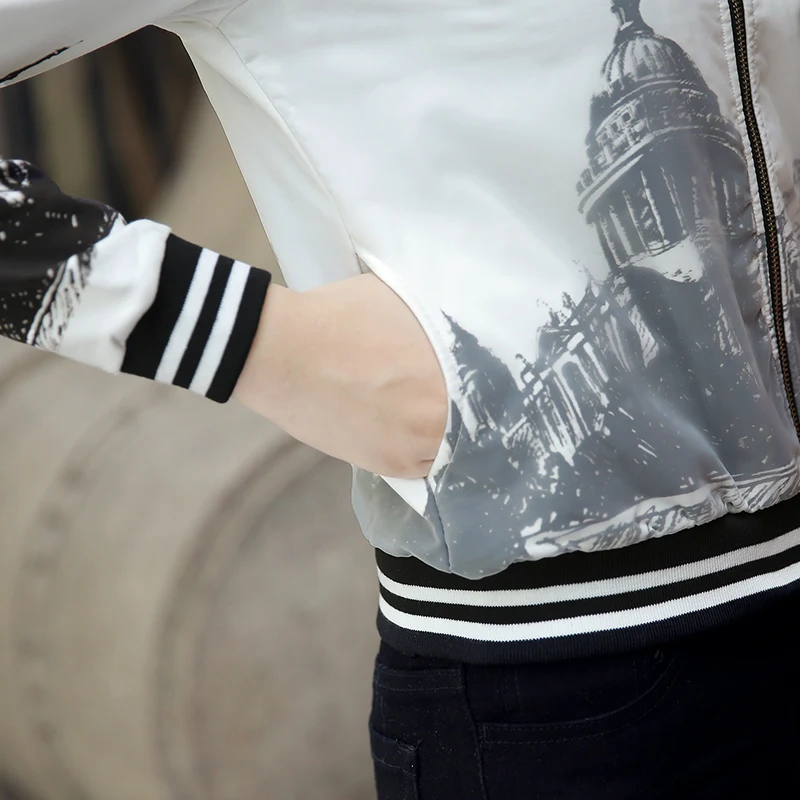 2020 spring and autumn loaded new Korean short section of the spring coat women's thin baseball shirt
2020 spring and autumn loaded new Korean short section of the spring coat women's thin baseball shirt