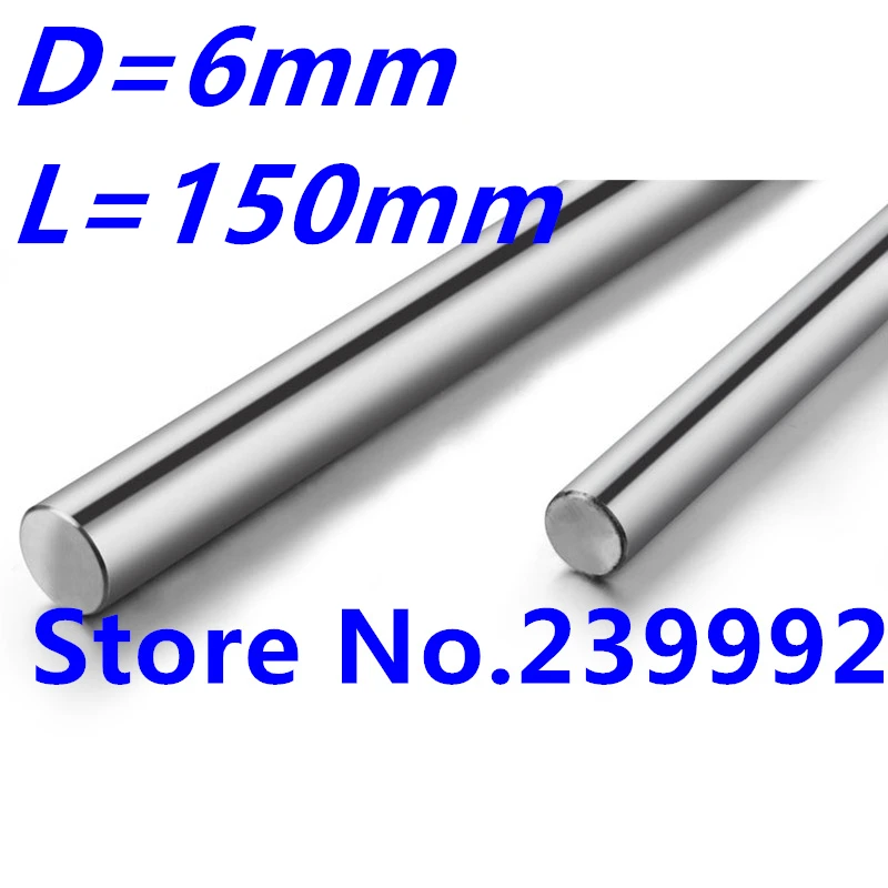 Free Shipping 2 pcs linear shaft 6mm 150mm long harden linear rod round shaft chrome plated for CNC parts
Free Shipping 2 pcs linear shaft 6mm 150mm long harden linear rod round shaft chrome plated for CNC parts