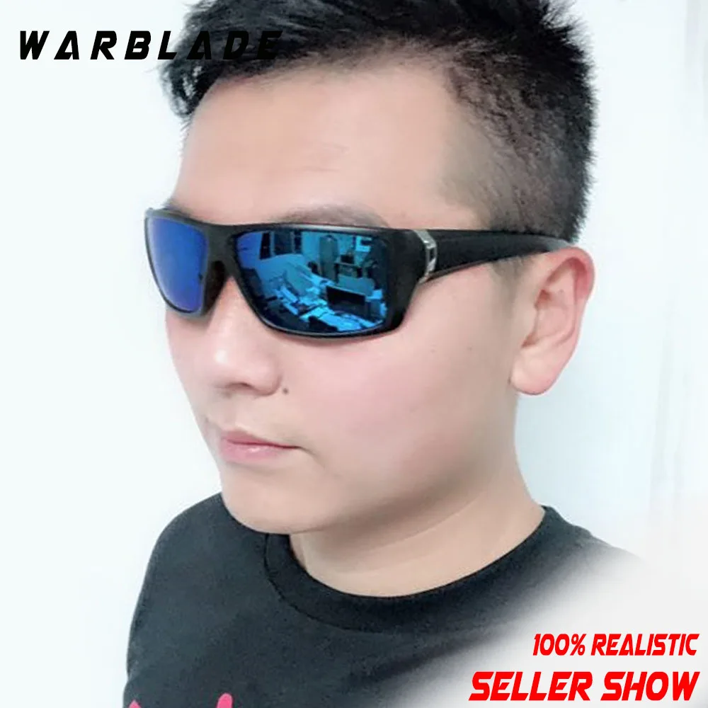 WARBLADE Brand Men's Polarized Sunglasses Rectangle Driving Glasses Mirror Sport Mens Sun Protection Glasses For Men 2021
WARBLADE Brand Men's Polarized Sunglasses Rectangle Driving Glasses Mirror Sport Mens Sun Protection Glasses For Men 2021