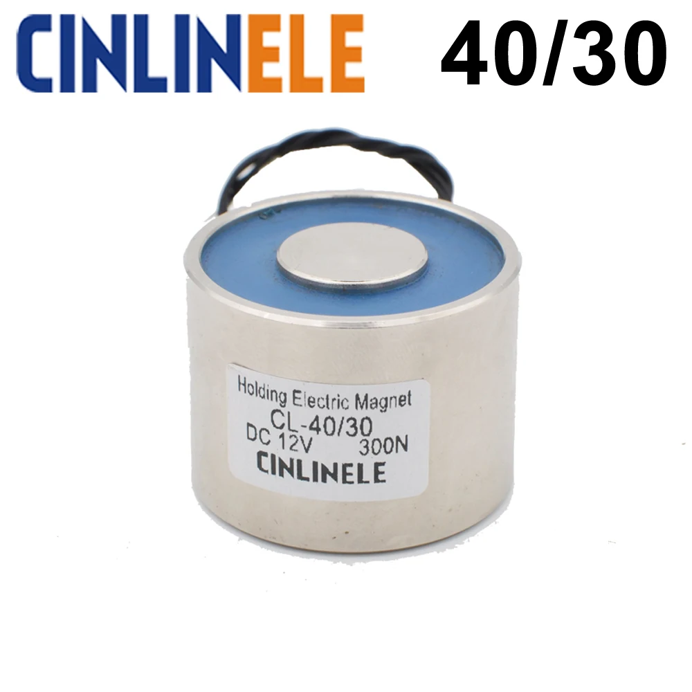 D40mm*H30mm 30KG/300N Holding Electric Magnet Lifting Solenoid Sucker Electromagnet DC 6V 12V 24V Non-standard custom
D40mm*H30mm 30KG/300N Holding Electric Magnet Lifting Solenoid Sucker Electromagnet DC 6V 12V 24V Non-standard custom