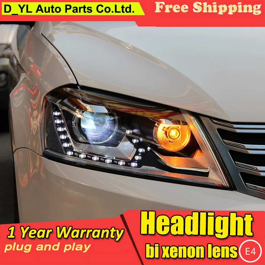 Car styling for European VW Passat LED Headlights 2012 Headlamp assembly Turn lights DRL lens H7 HID xenon bi xenon lens
Car styling for European VW Passat LED Headlights 2012 Headlamp assembly Turn lights DRL lens H7 HID xenon bi xenon lens