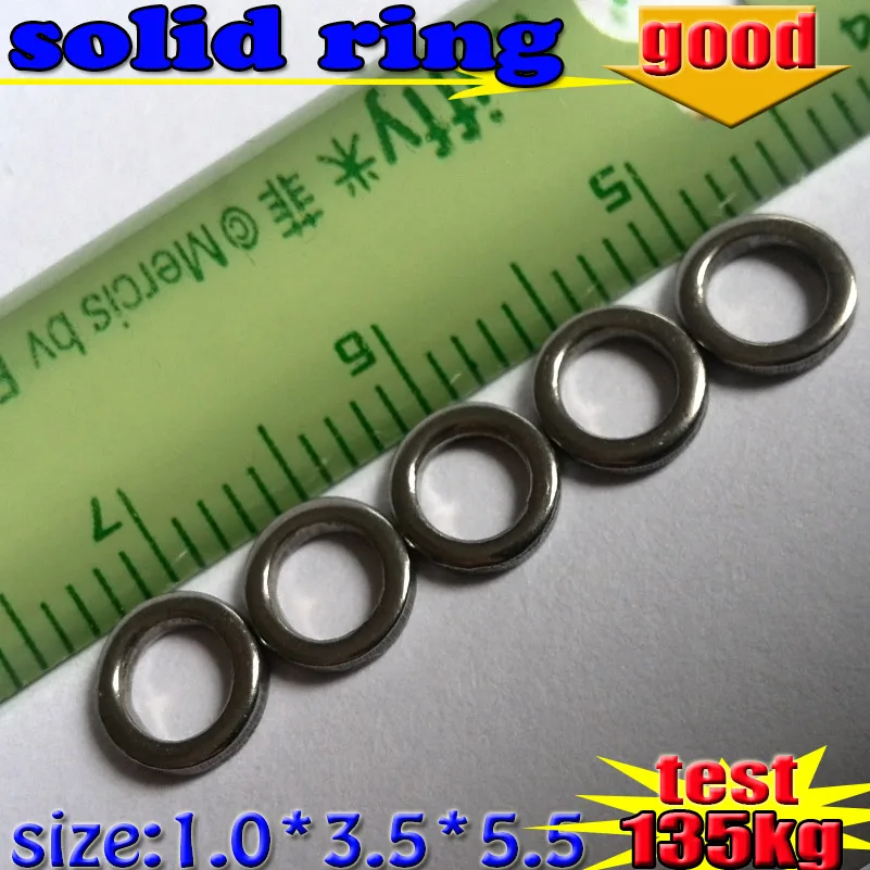 2016fishing lure accessories solid rings size:wire1.0mm outder diameter5.5mm QTY:40pcs/lot | Спорт и развлечения