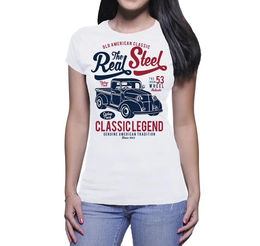 2019 New Summer Slim fit T-shirt T - SHIRT DONNA THE REAL STEEL Women cute Tee Shirt
2019 New Summer Slim fit T-shirt T - SHIRT DONNA THE REAL STEEL Women cute Tee Shirt
